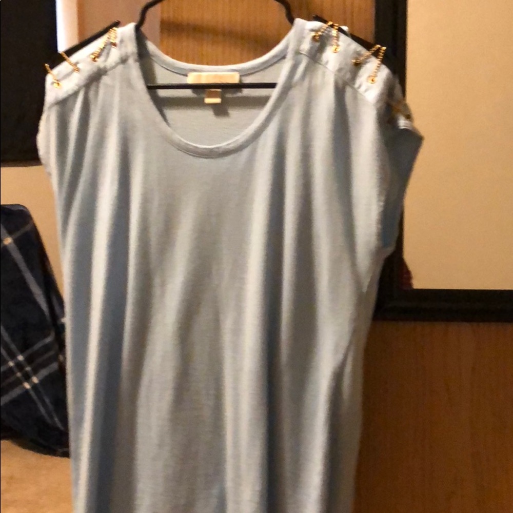 Light Blue Michael Kors shirt
